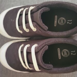 Wonder Nation Black and White Kids Sneakers